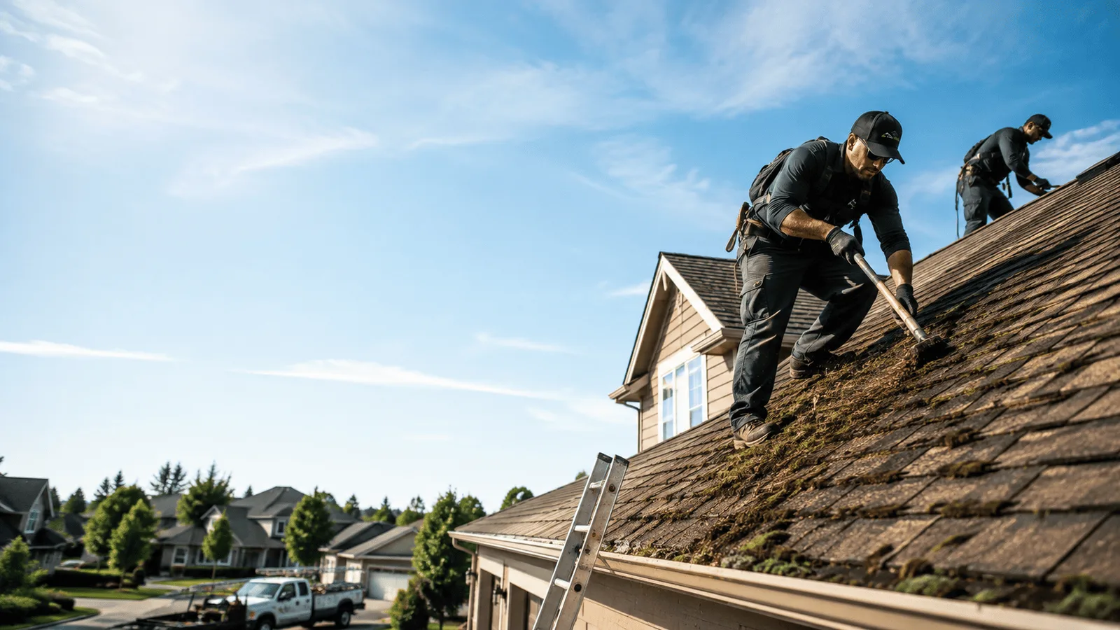 Roof Moss Removal in Bluffton, MN near me